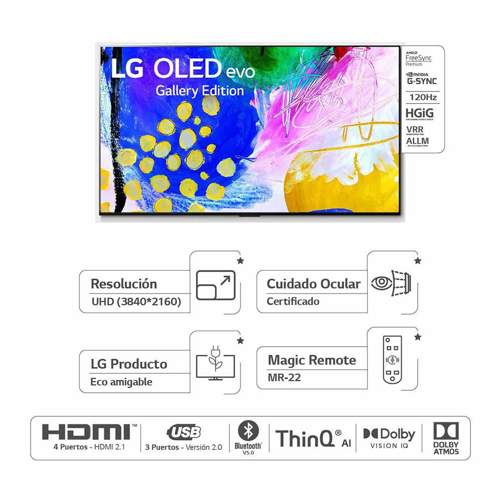 Televisor LG 77 pulgadas OLED Uhd4K Smart TV OLED77G2 img #3