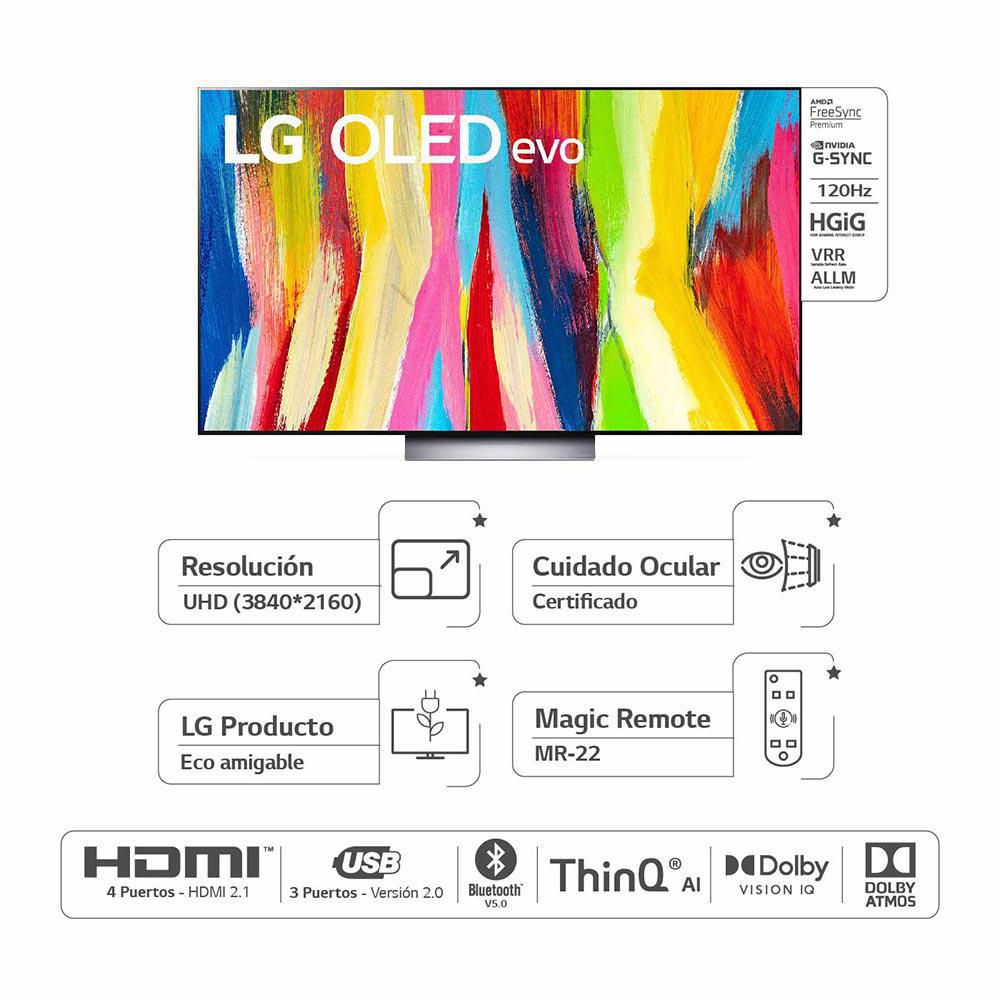 Televisor LG 55 pulgadas OLED Uhd4K Smart TV OLED55C2PSA.AWC img #2