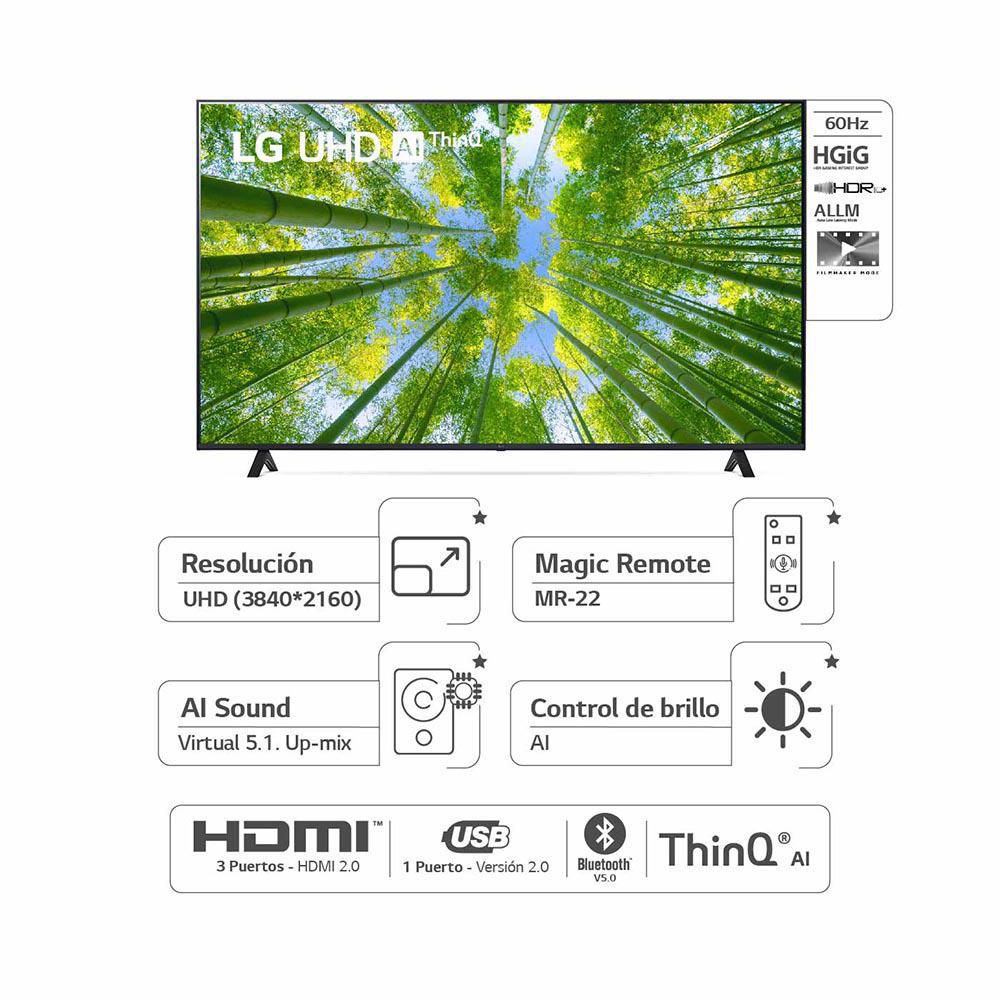 Televisor LG 75 pulgadas LED Uhd4K Smart TV 75UQ8050PSB img #3