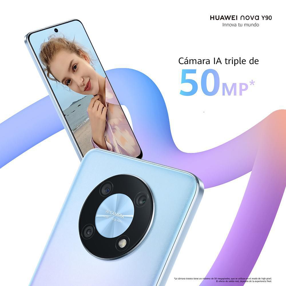 Celular HUAWEI nova Y90 128 GB 6 GB RAM Negro img #2