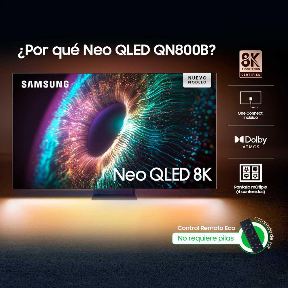 Televisor  SAMSUNG 75 pulgadas Neo QLED 8K Smart TV QN75QN800B img #2