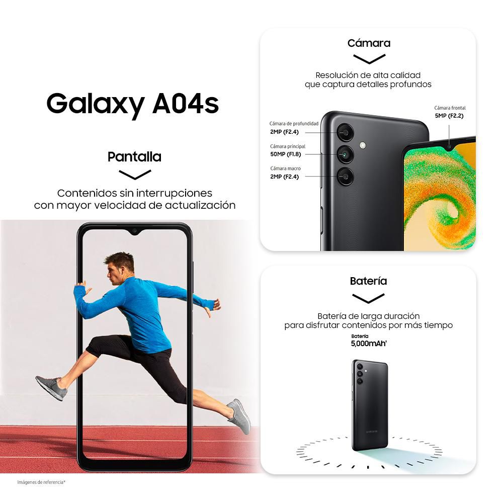Celular SAMSUNG Galaxy A04S 128 GB 4 GB RAM Negro img #2