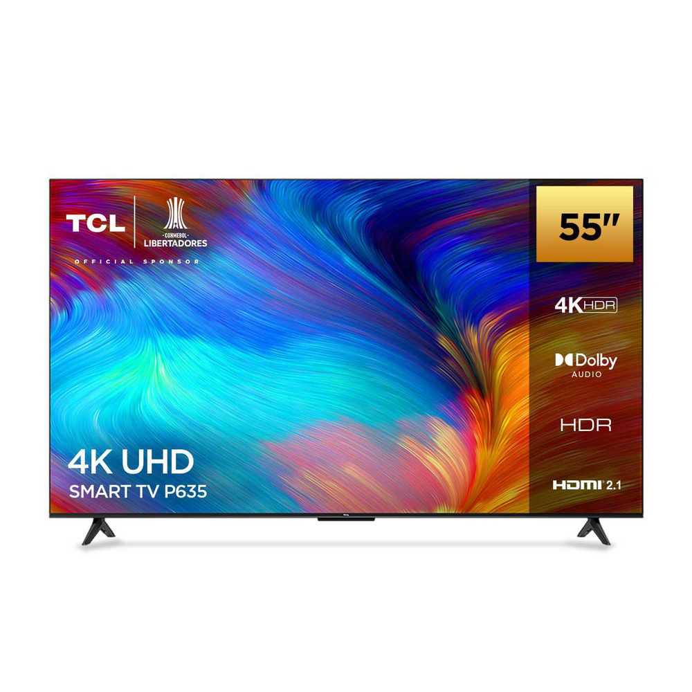 Televisor TCL 55 pulgadas LED Uhd4K Smart TV 55P635