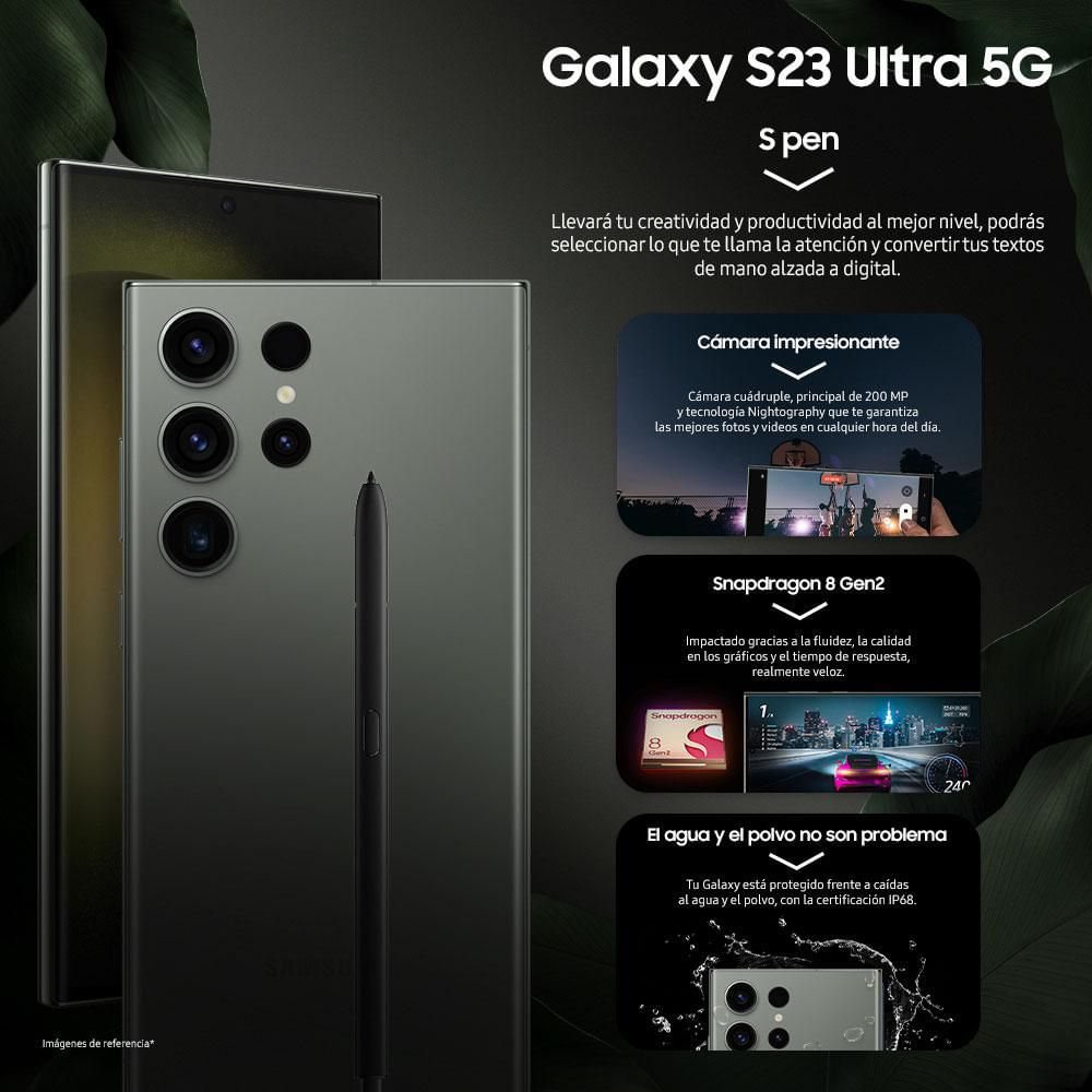 Celular SAMSUNG S23 Ultra 5G 256 GB 12 GB RAM Verde Watch4 40mm img #2