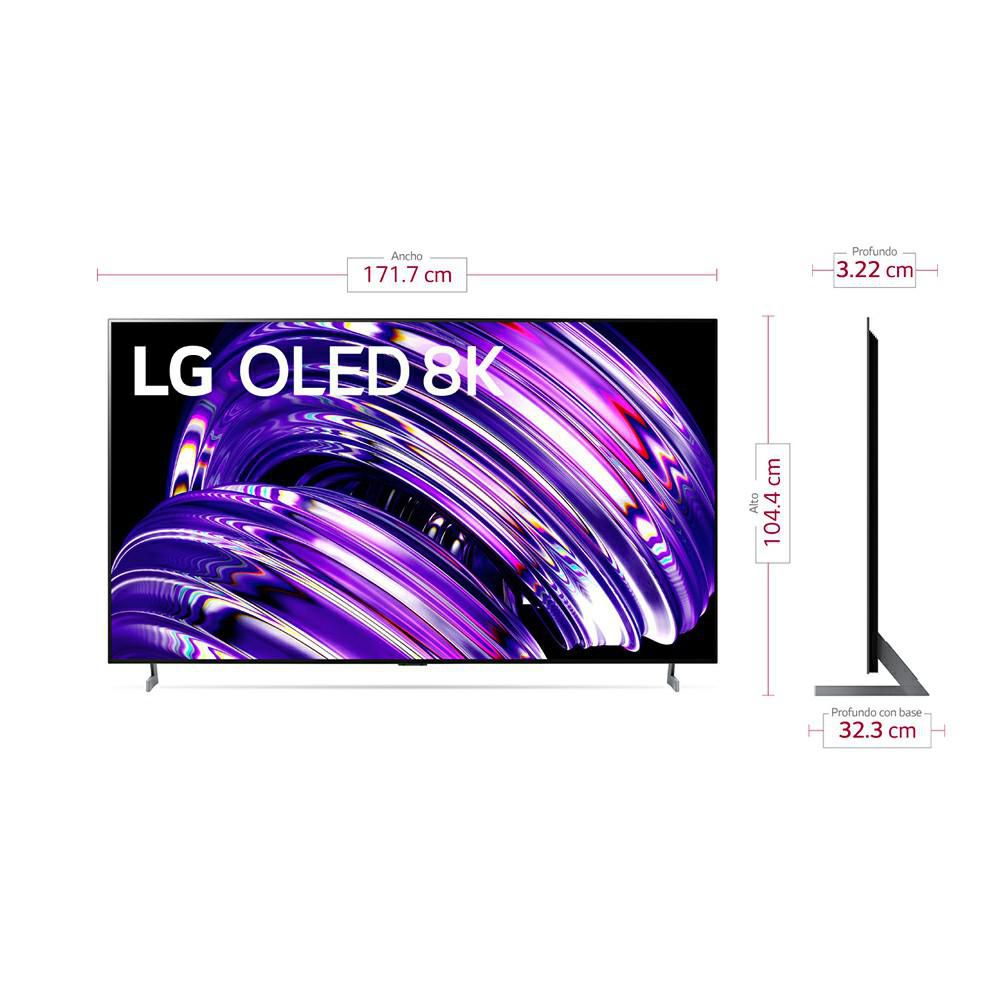 Televisor LG 77 pulgadas OLED 8K Smart TV OLED77Z2PSA img #2