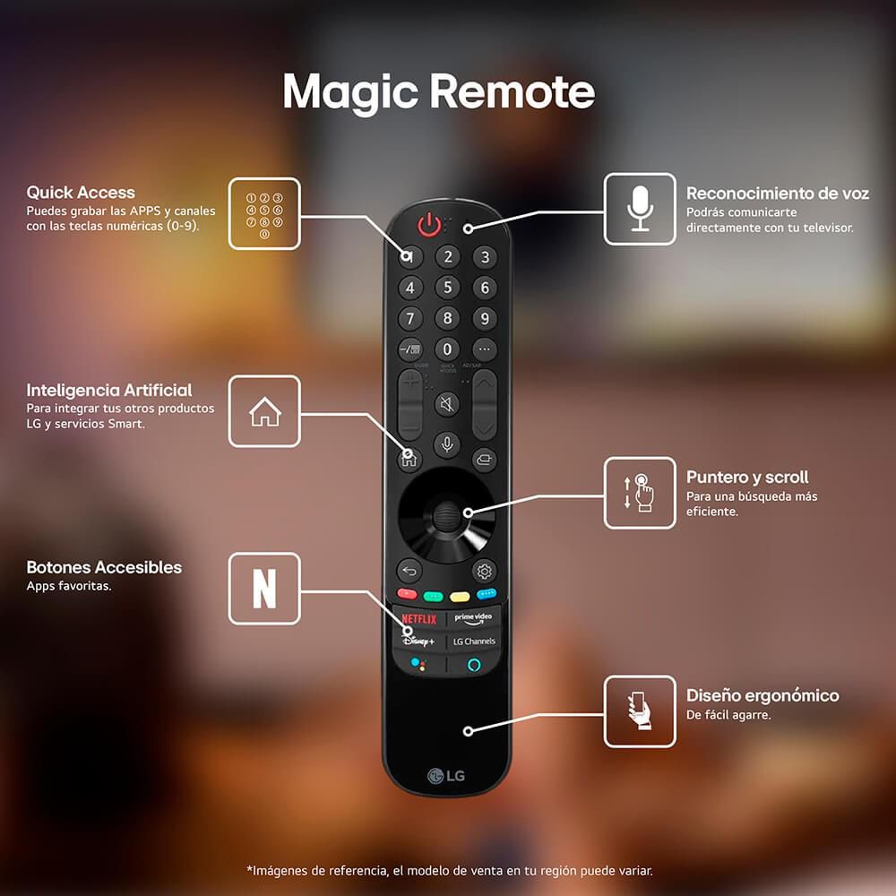 Televisor  LG 65 pulgadas QNED Uhd4K Smart TV 65QNED75SRA.AWC img #4