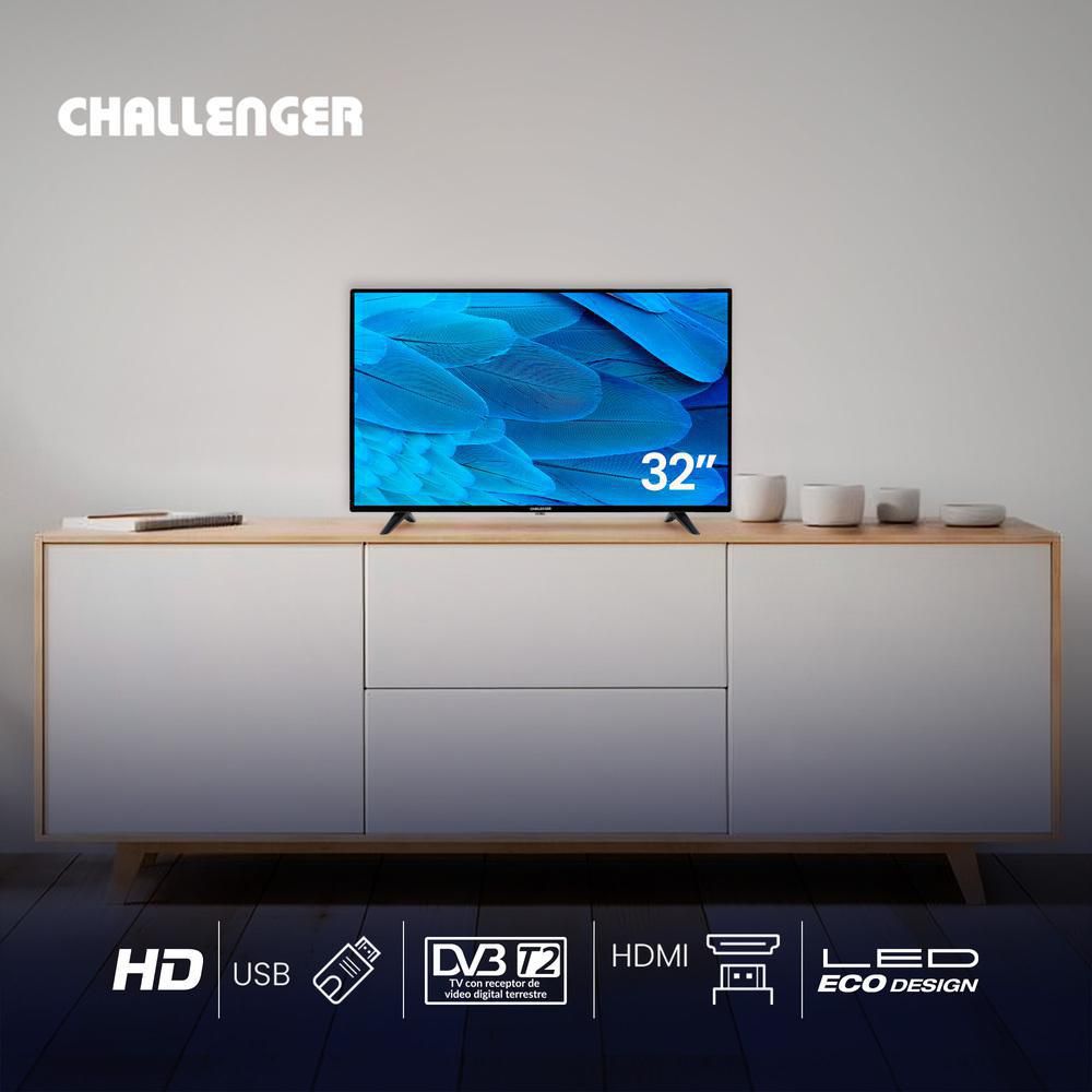 Televisor CHALLENGER 32 pulgadas LED Hd Básico 32H2 img #2
