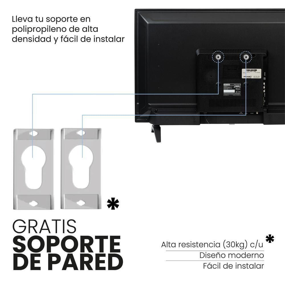 Televisor CHALLENGER 32 pulgadas LED Hd Básico 32H2 img #3