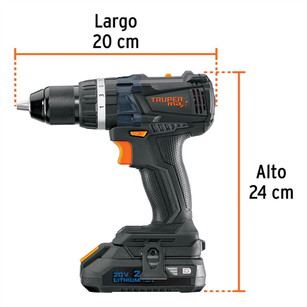 Taladro Profesional 20V Con Maletín img #3
