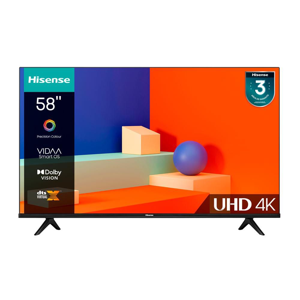 Televisor HISENSE 58 pulgadas LED Uhd4K Smart TV 58A6K img #2
