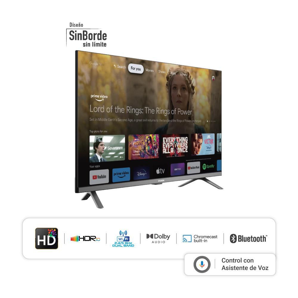 Televisor  HYUNDAI 32 pulgadas LED Hd Smart TV HYLED3254GiM img #2