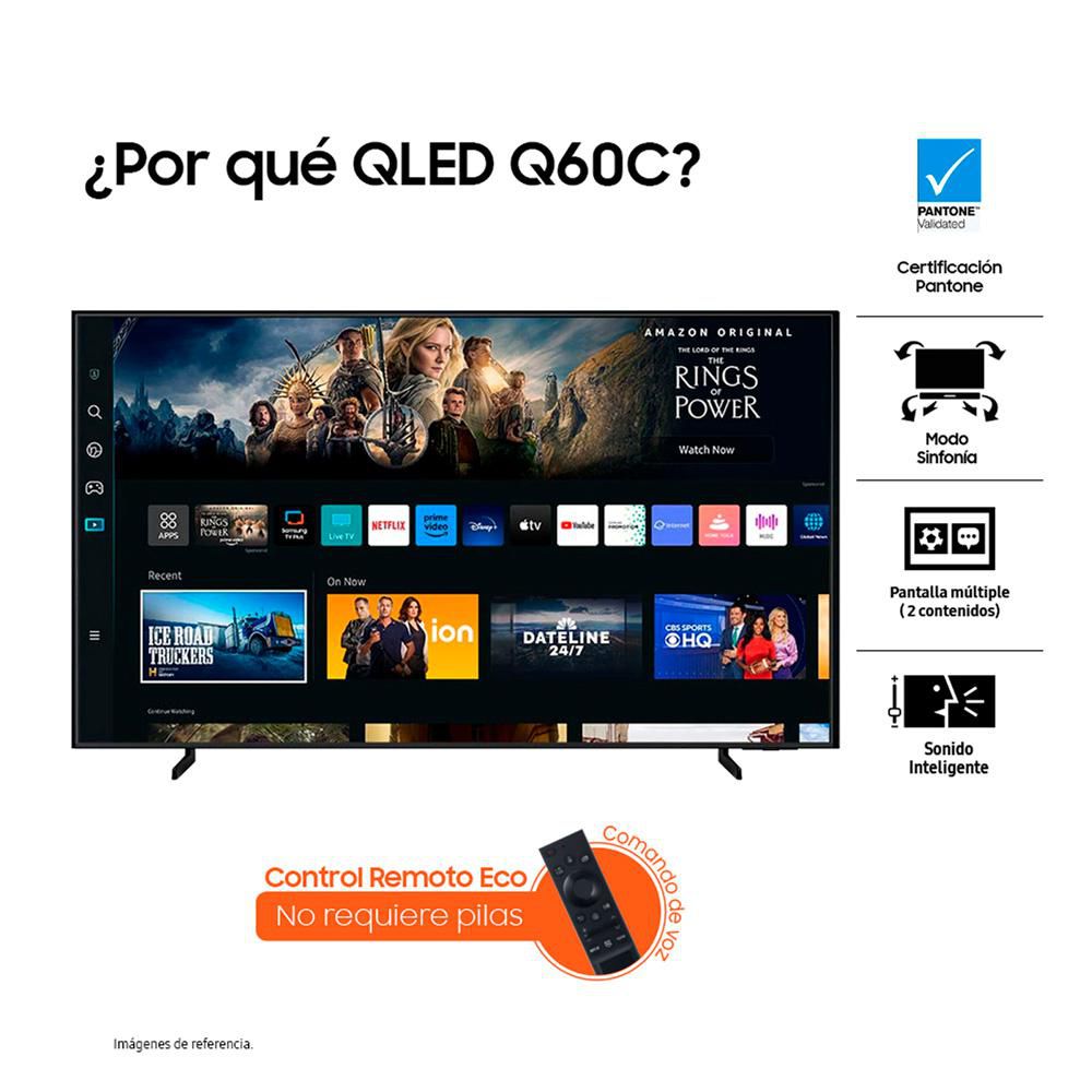 Televisor SAMSUNG 55 pulgadas QLED Uhd4K Smart TV QN55Q60CAKXZL img #2
