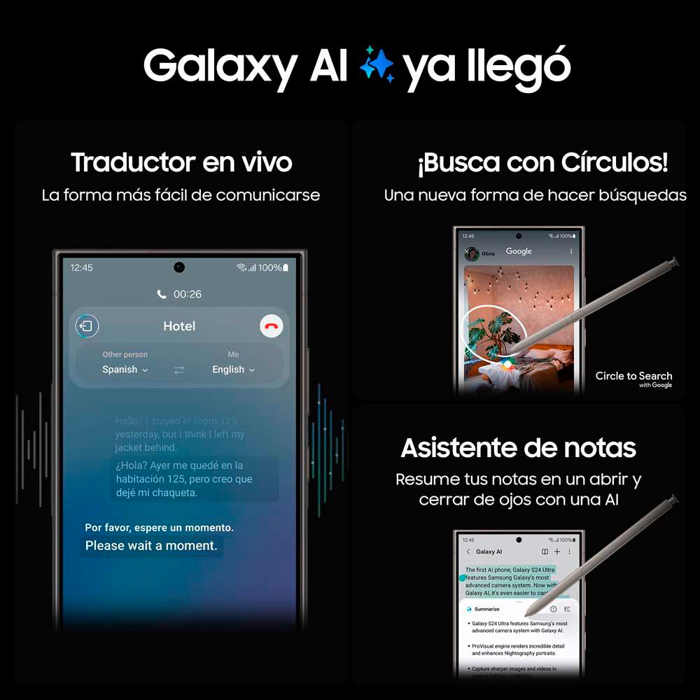 Celular SAMSUNG Galaxy S24 ULTRA AI 5G 256 GB 12 GB RAM VIOLETA img #2