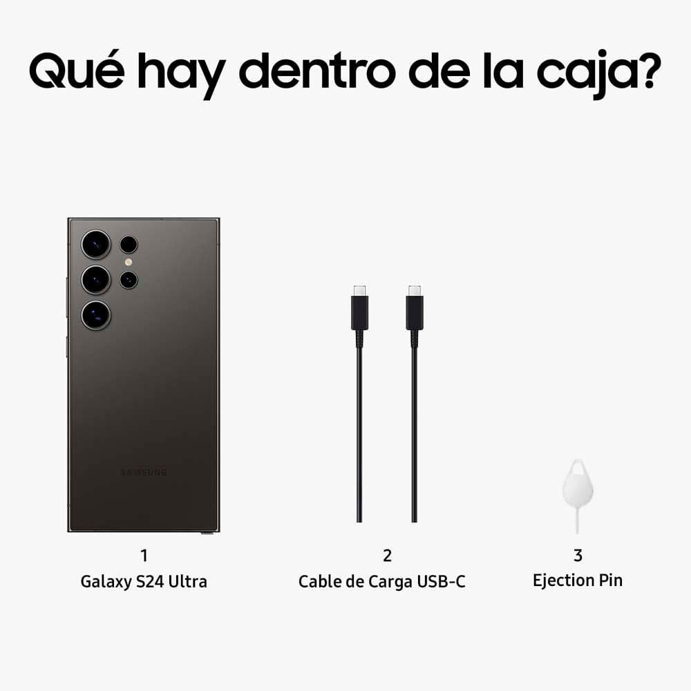 Celular SAMSUNG Galaxy S24 ULTRA AI 5G 512 GB 12 GB RAM NEGRO  + Cover img #8