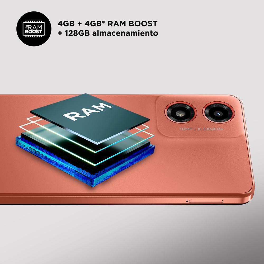 Celular MOTOROLA G04 128 GB 4 GB RAM Naranja img #5