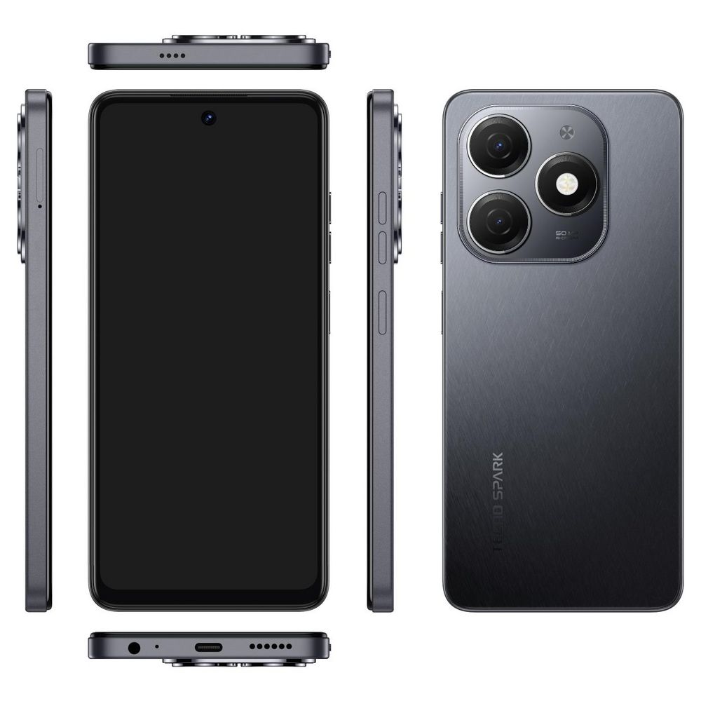 Celular TECNO MOBILE Spark 20 256 GB 8 GB RAM Negro img #4