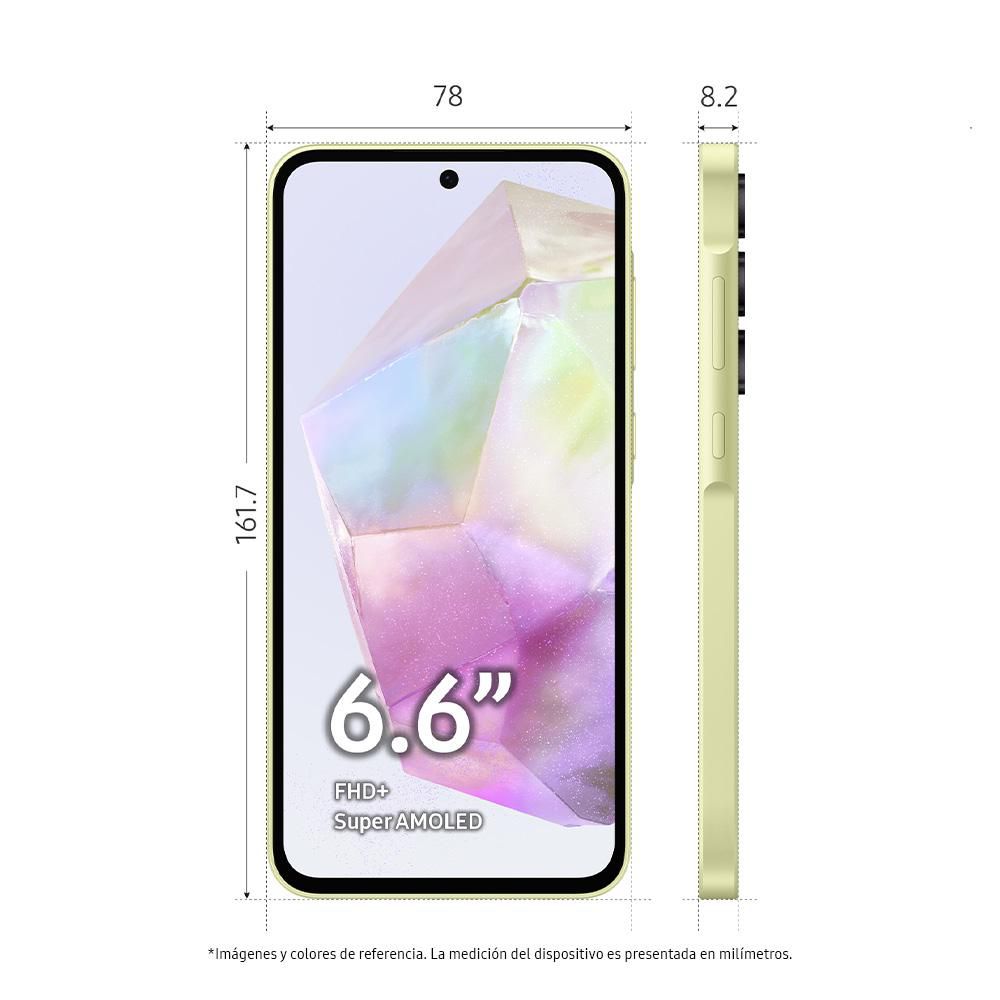 Celular SAMSUNG Galaxy A35 5G 256 GB 8 GB RAM Amarillo + CARGADOR img #3