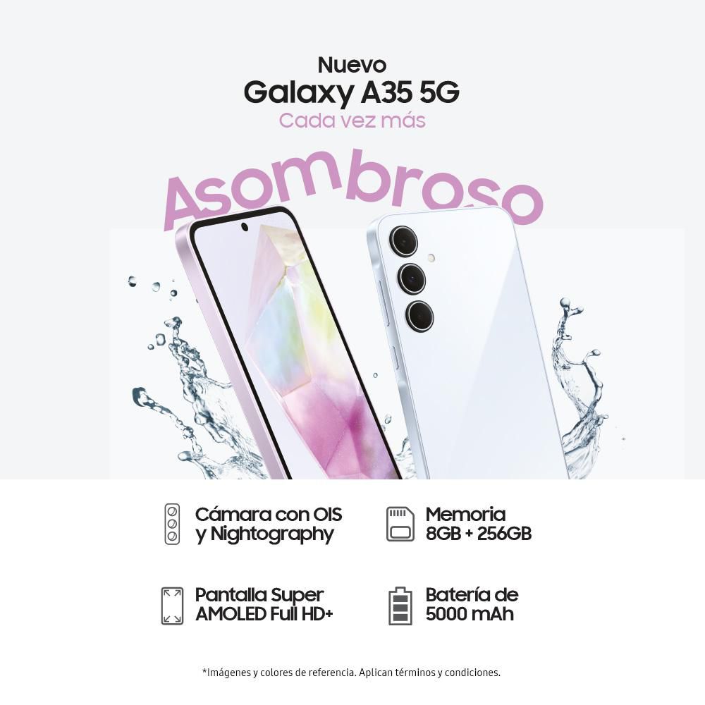 Celular SAMSUNG Galaxy A35 5G 256 GB 8 GB RAM Azul Oscuro img #4