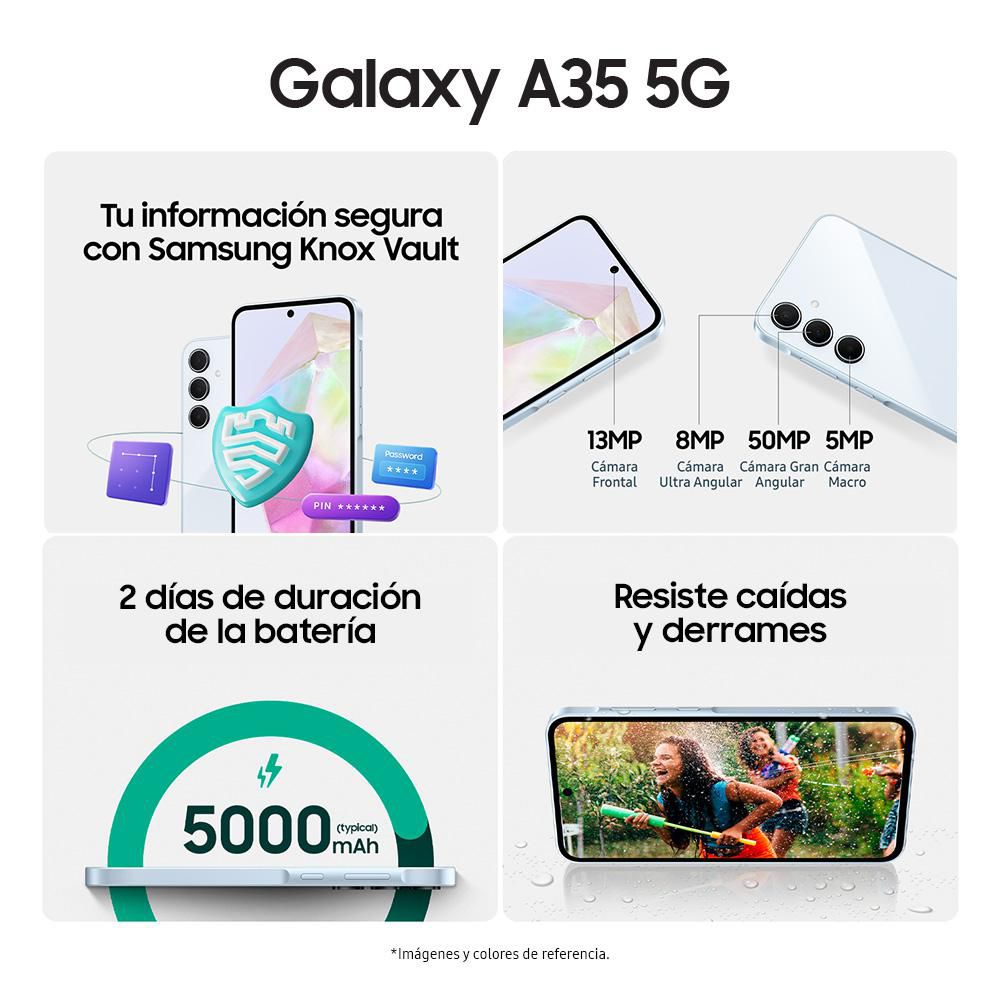 Celular SAMSUNG Galaxy A35 5G 256 GB 8 GB RAM Lila img #5