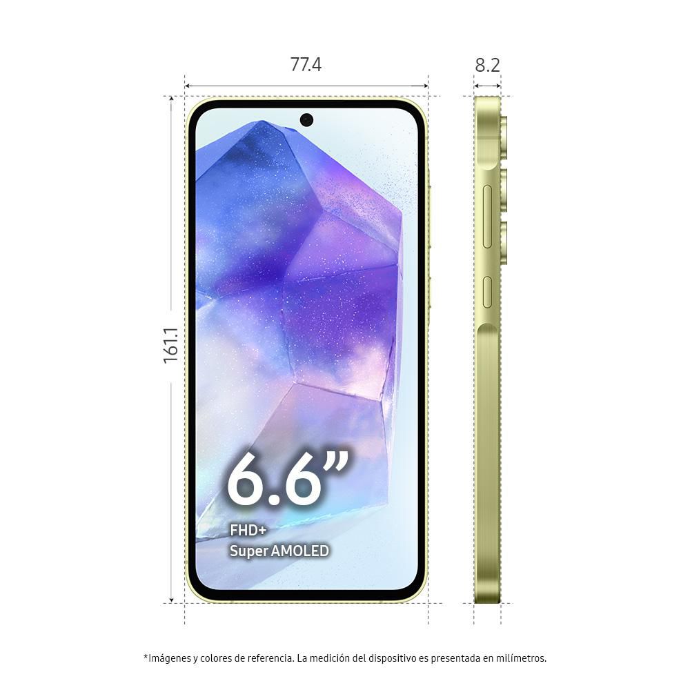 Celular SAMSUNG Galaxy A55 5G 256 GB 8 GB RAM Amarillo img #3