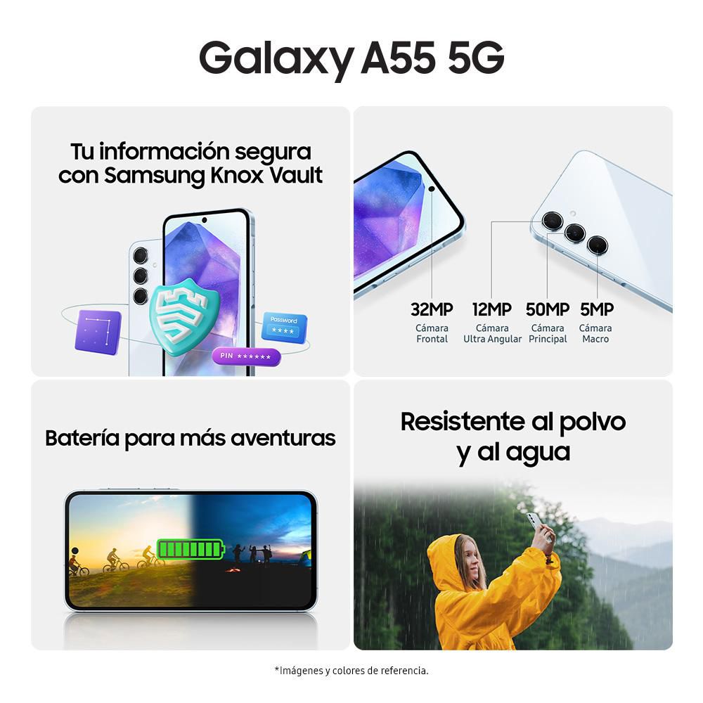 Celular SAMSUNG Galaxy A55 5G 256 GB 8 GB RAM Lila img #5