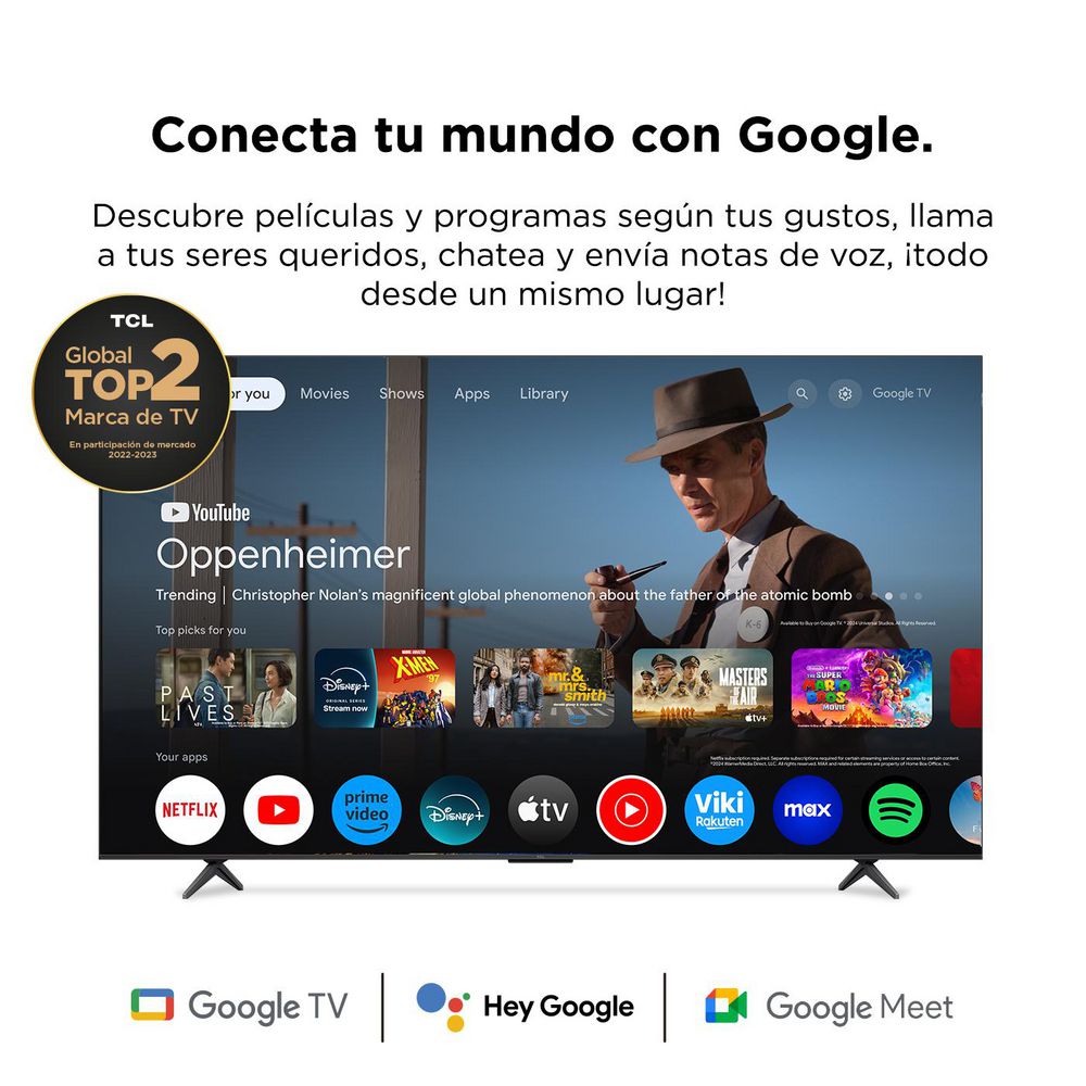 Televisor TCL 50 pulgadas QLED Uhd4K Smart TV 50C655 img #5