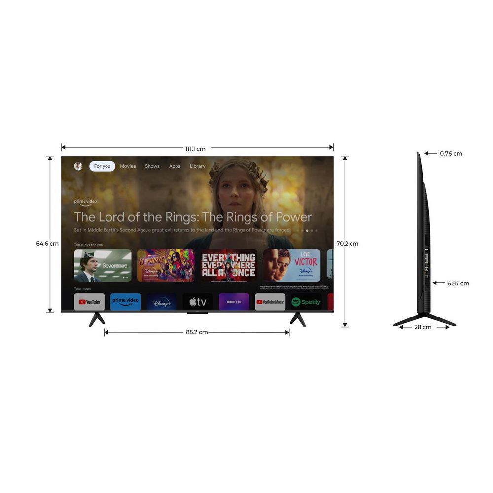 Televisor TCL 50 pulgadas LED Uhd4K Smart TV 50P755 img #7