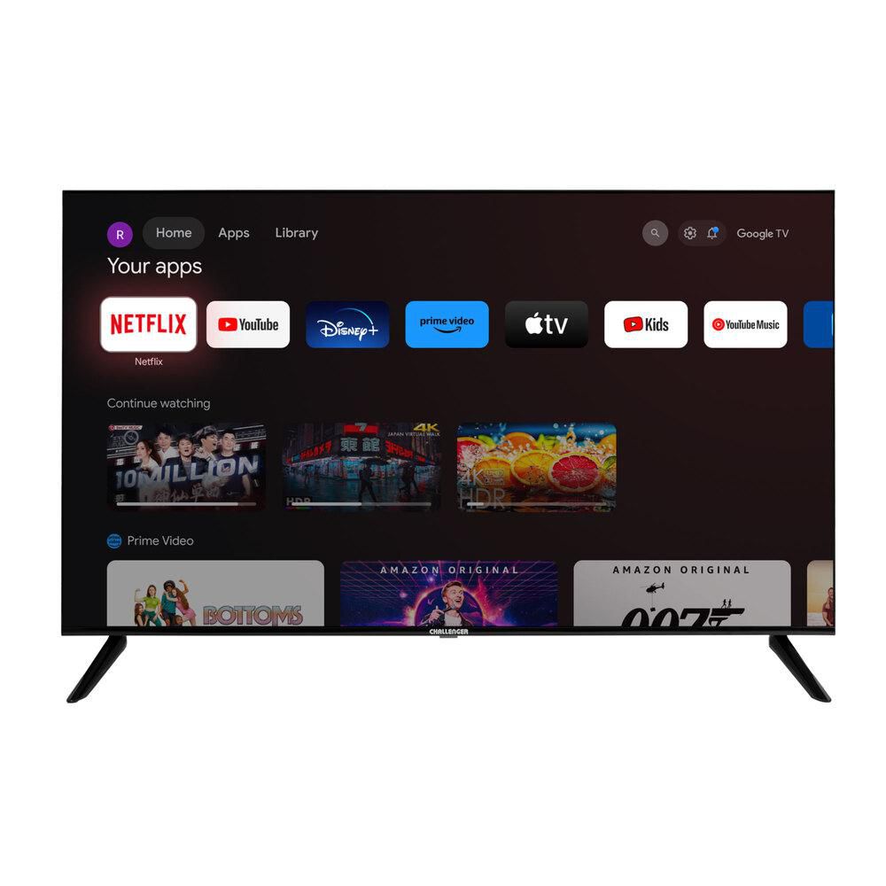 Televisor CHALLENGER 50 pulgadas LED Uhd4K Smart TV 50GO80