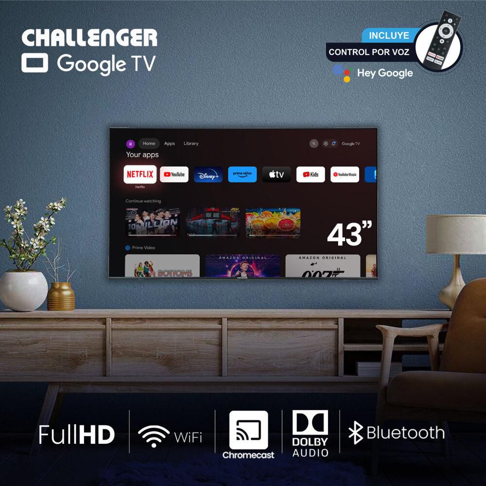 Televisor CHALLENGER 43 pulgadas LED Fhd Smart TV 43TG79 img #4