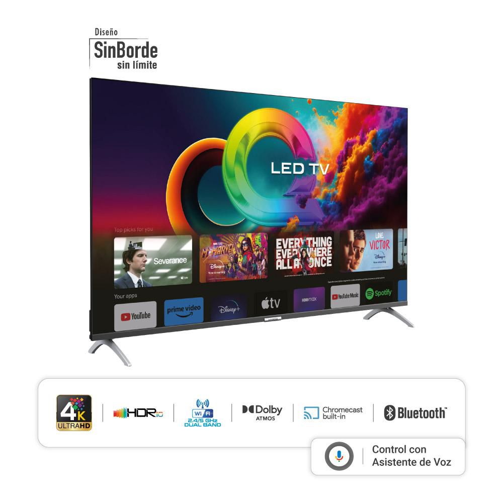 Televisor  HYUNDAI 50 pulgadas LED Uhd4K Smart TV HYLED5021QG4KM img #2