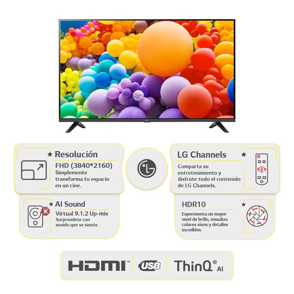 Televisor LG 50 pulgadas LED Uhd4K Smart TV 50UT7300PSA img #6
