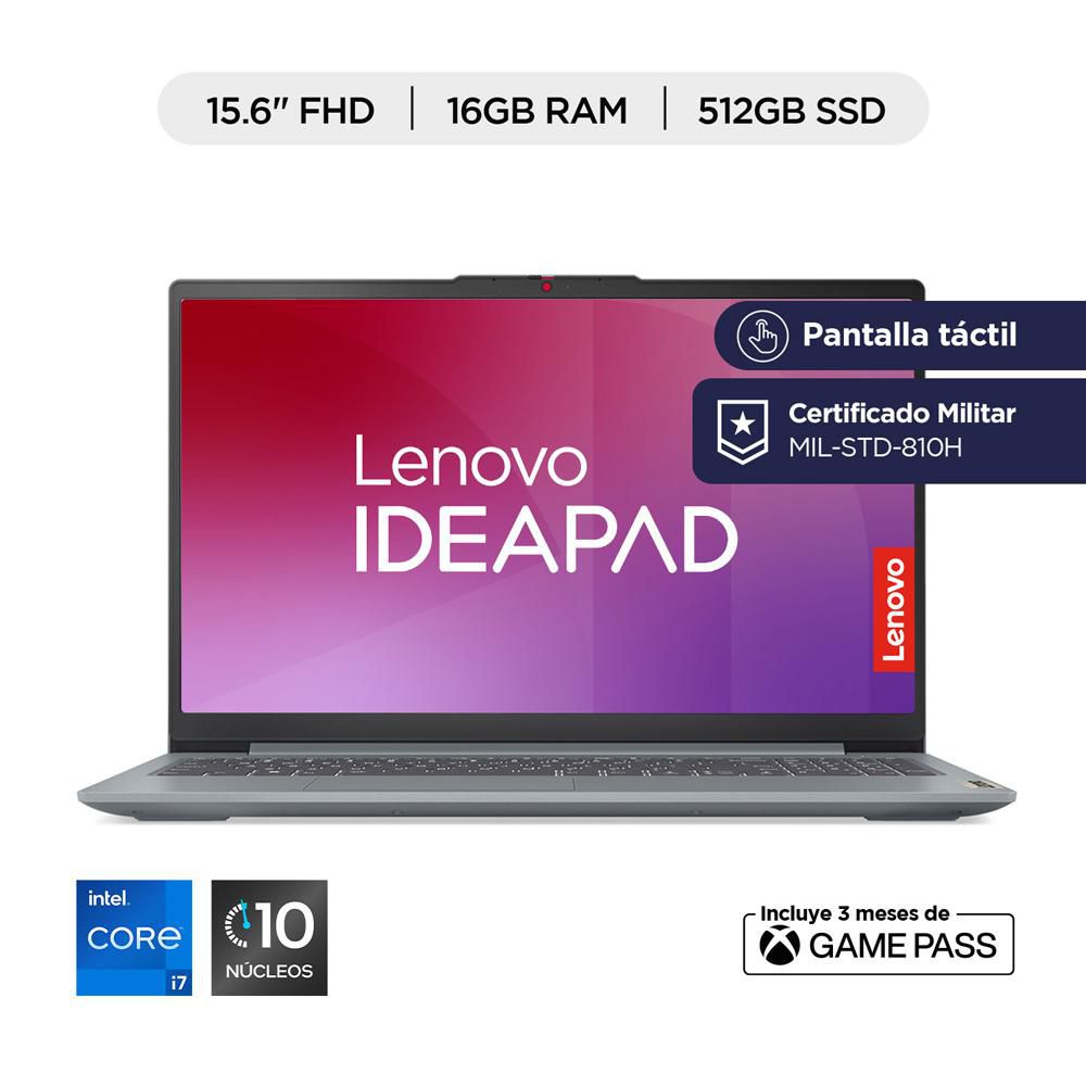 Portatil Tactil LENOVO IdeaPad Slim 3 Intel Core i7 13620H RAM 16 GB 512 GB SSD img #2