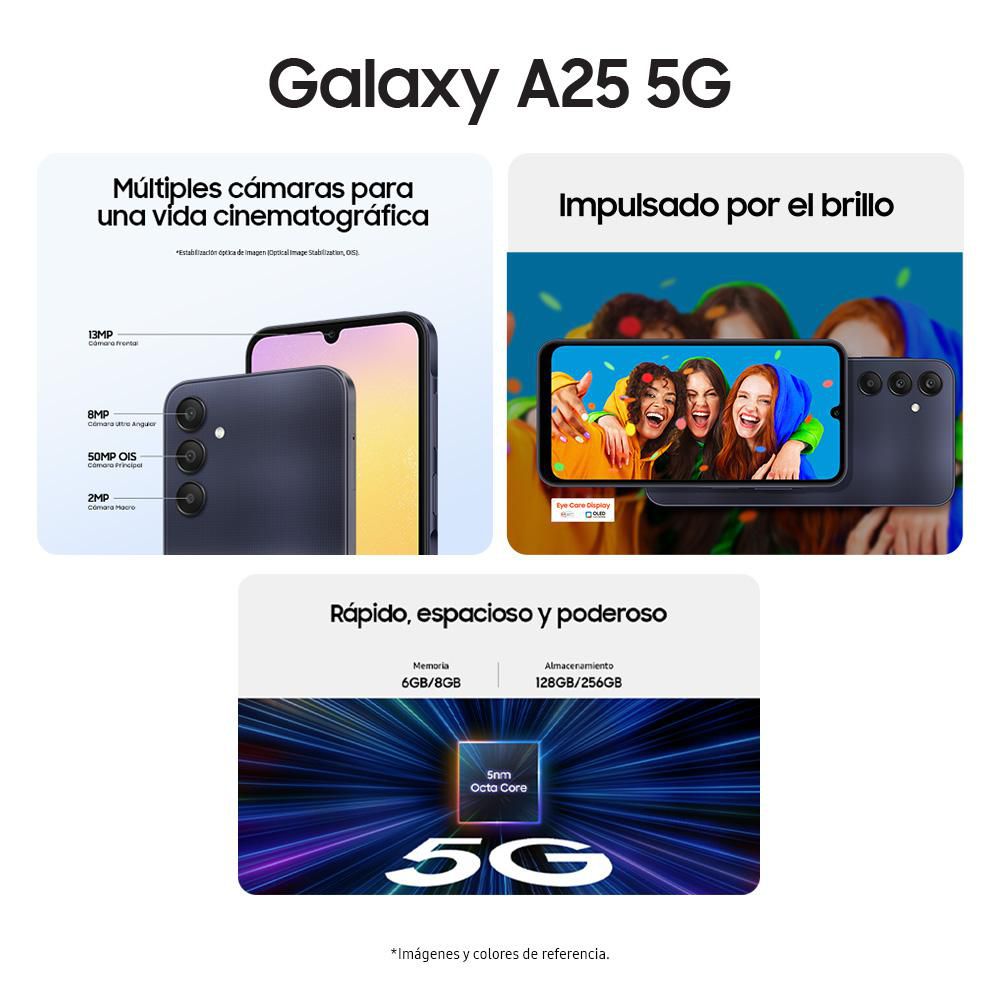 Celular SAMSUNG Galaxy A25 5G 256 GB 8 GB RAM Azul img #5
