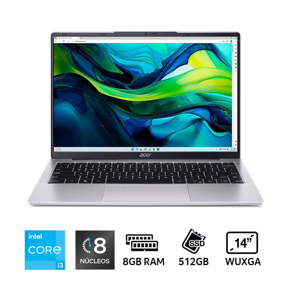 Portatil ACER Aspire Lite Intel Core i3 N300 RAM 8 GB 512 GB SSD AL1431P353Y img #2