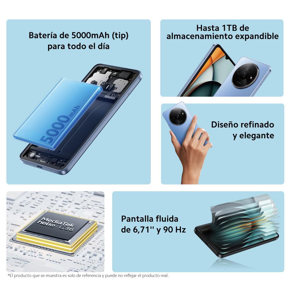 Celular XIAOMI Redmi A3 128 GB 4 GB RAM Verde img #8