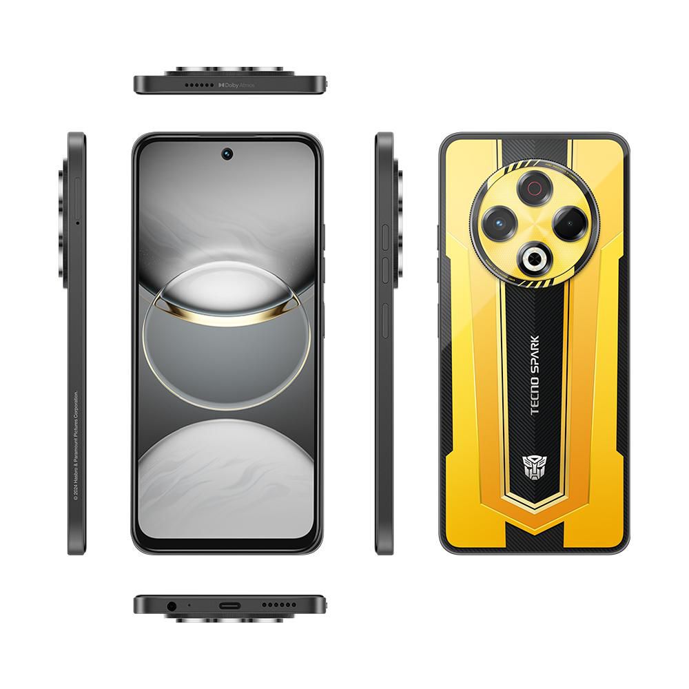 Celular TECNO MOBILE TECNO SPARK 30 BUMBLEBEE 256 GB 8 GB RAM Amarillo img #5