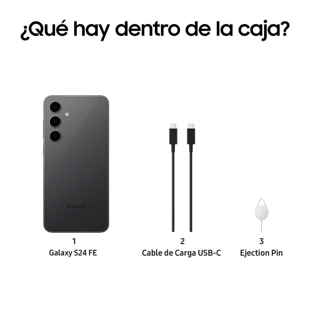 Celular SAMSUNG Galaxy S24 FE 5G 256 GB 8 GB RAM NEGRO  + Galaxy Watch FE img #8