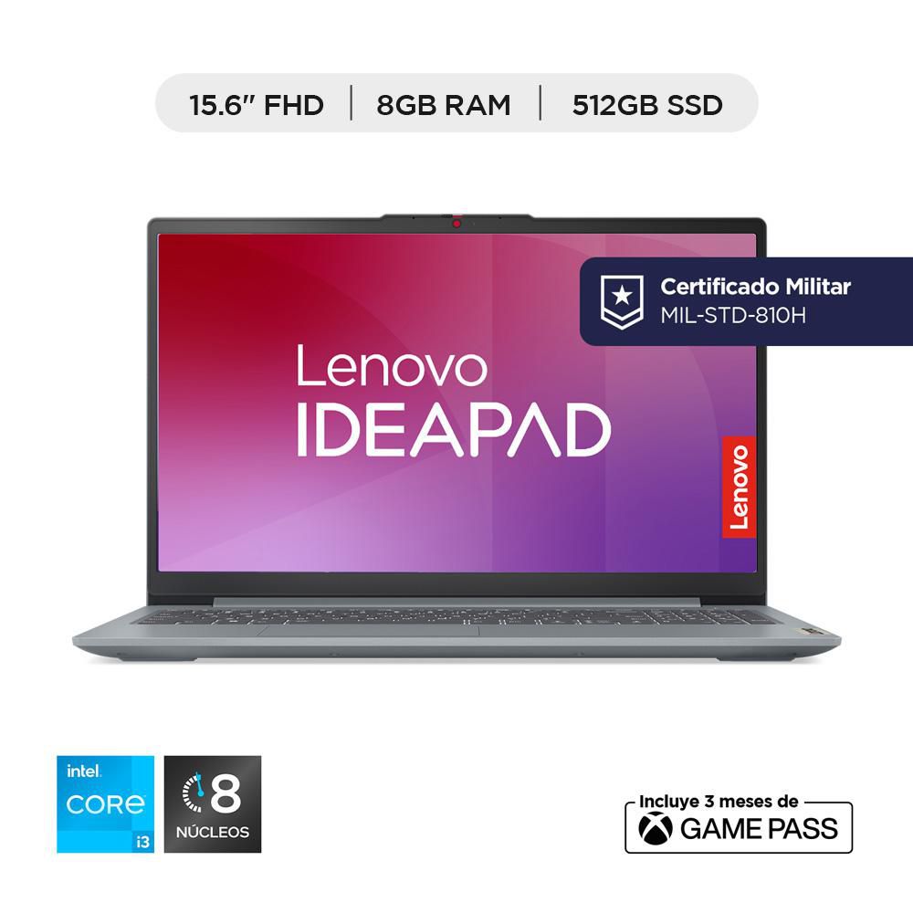 Portatil LENOVO IdeaPad Slim 3 Intel Core i3 N305 RAM 8 GB 512 GB SSD img #2