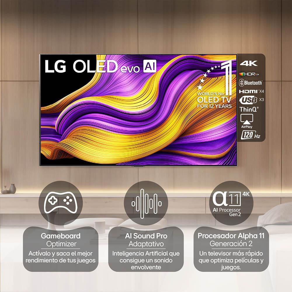 Televisor LG 77 pulgadas OLED Uhd4K Smart TV OLED77G5PSA.AWC img #4