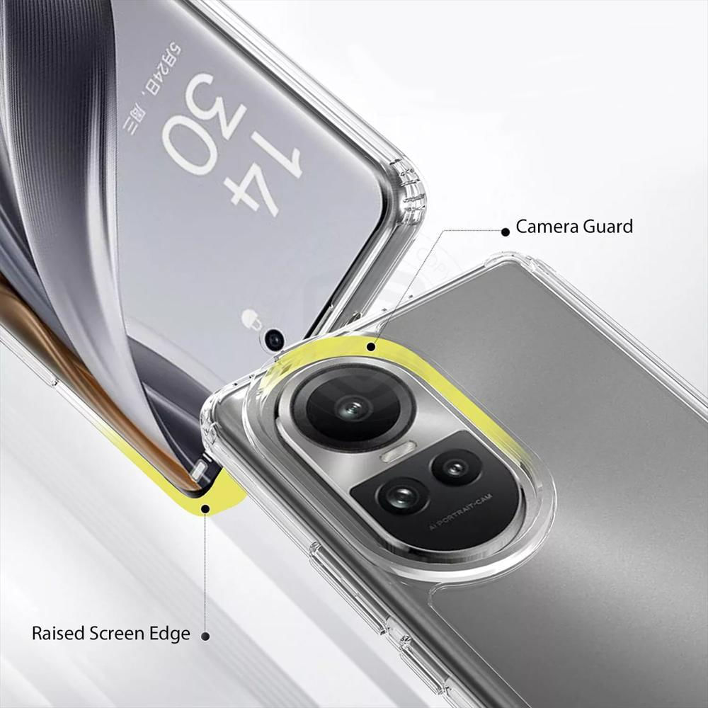Funda Rígida Transparente Antichoque Oppo Reno 10 ( 5G ) img #3
