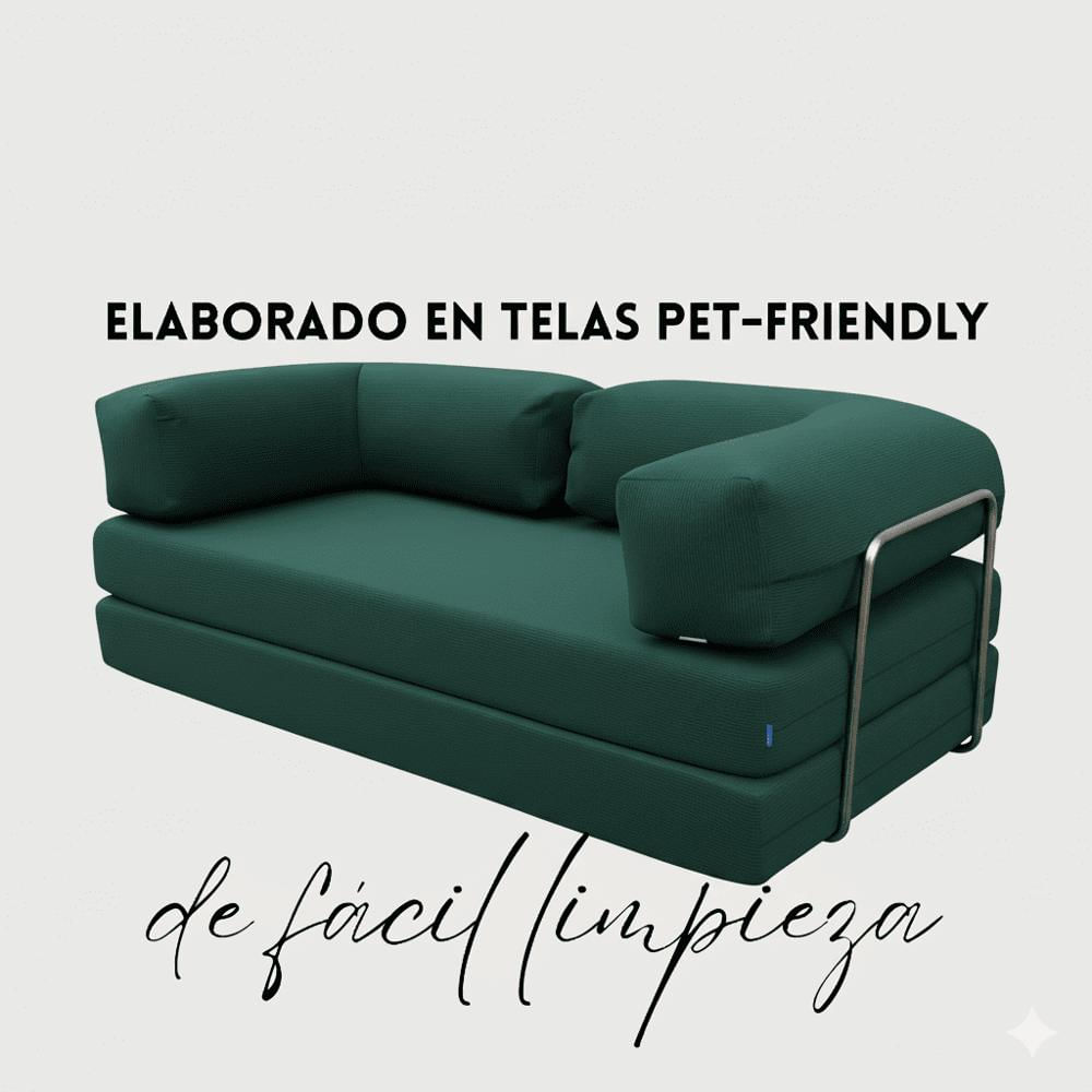 Sofá Cama Teddy Petfriendly Verde Esmeralda img #2