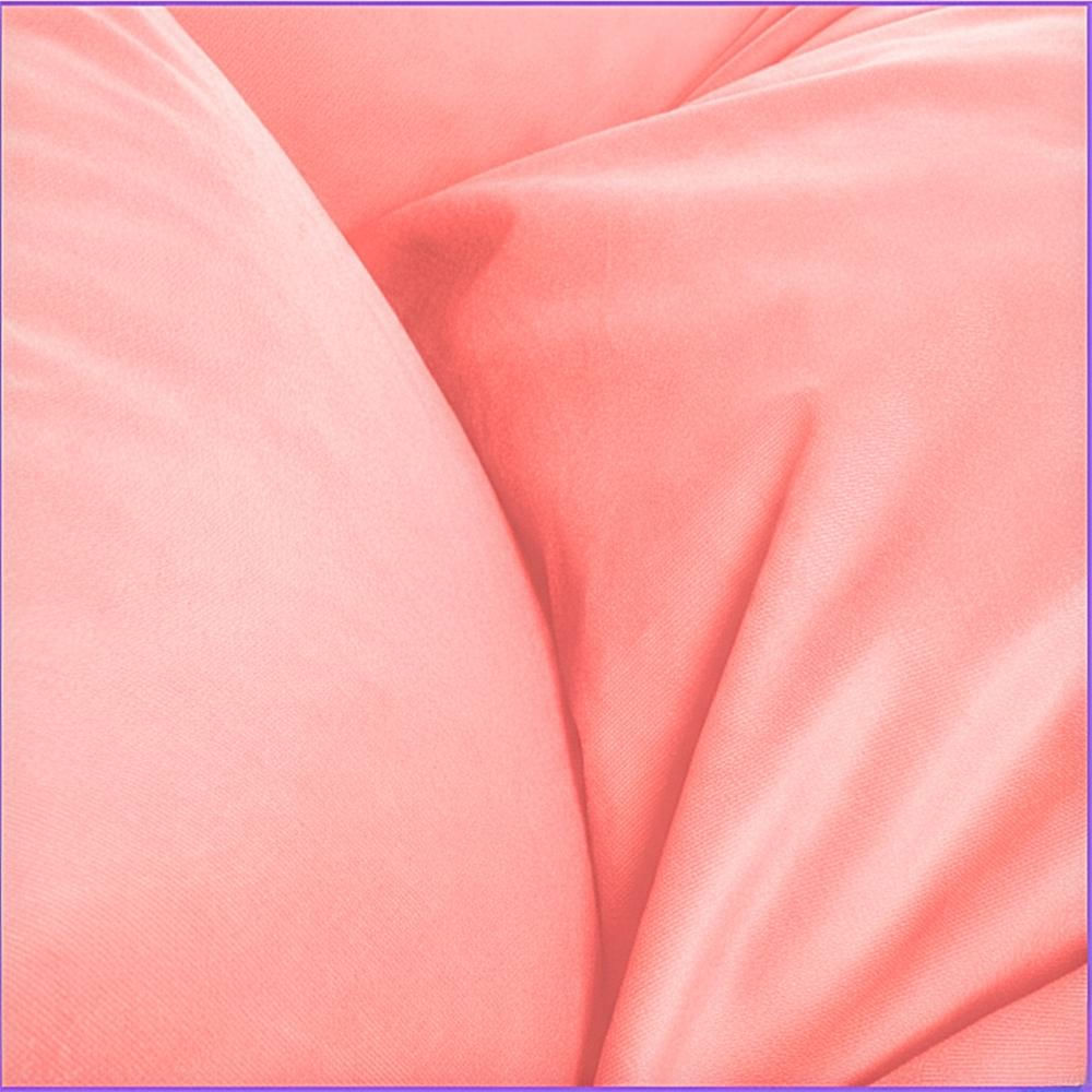 Sillón Puff Kubox En Microfibra Rosa img #4