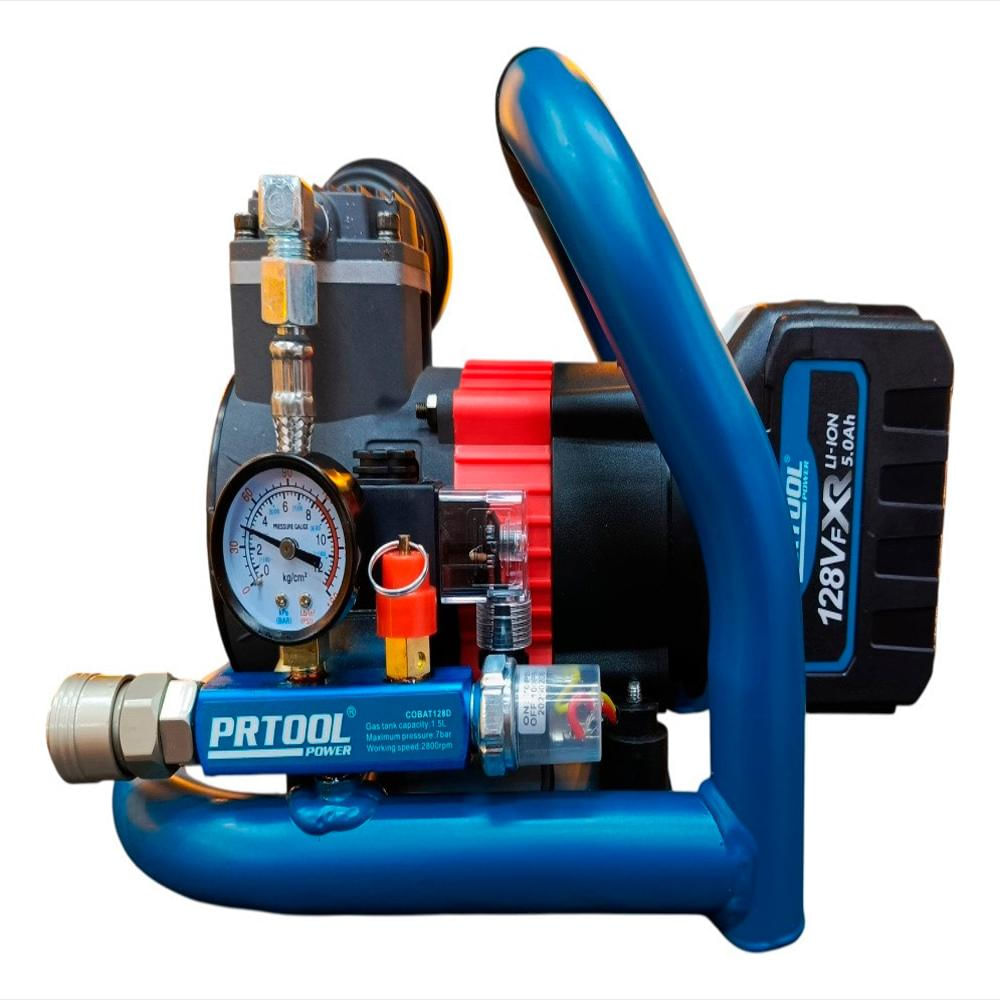 Compresor Recargable 128V Con Batería img #1