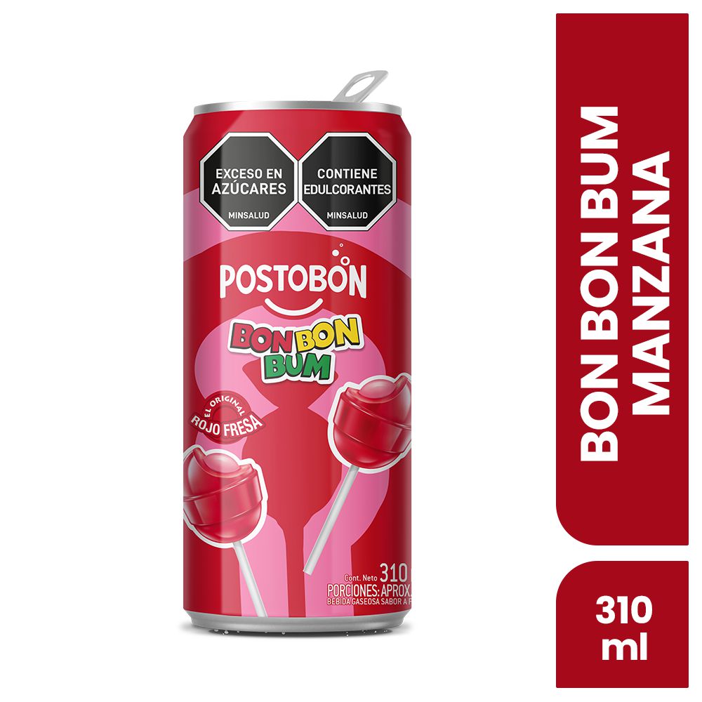 Gaseosa manzana POSTOBON sabor bon bon bum (310  ml) img #1