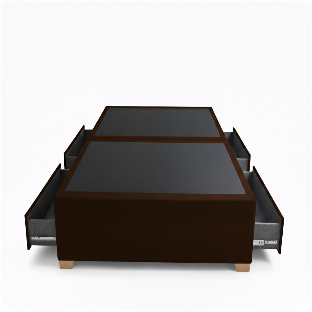 Basecama 4 Cajones 140 Dividida Doble, Chocolate