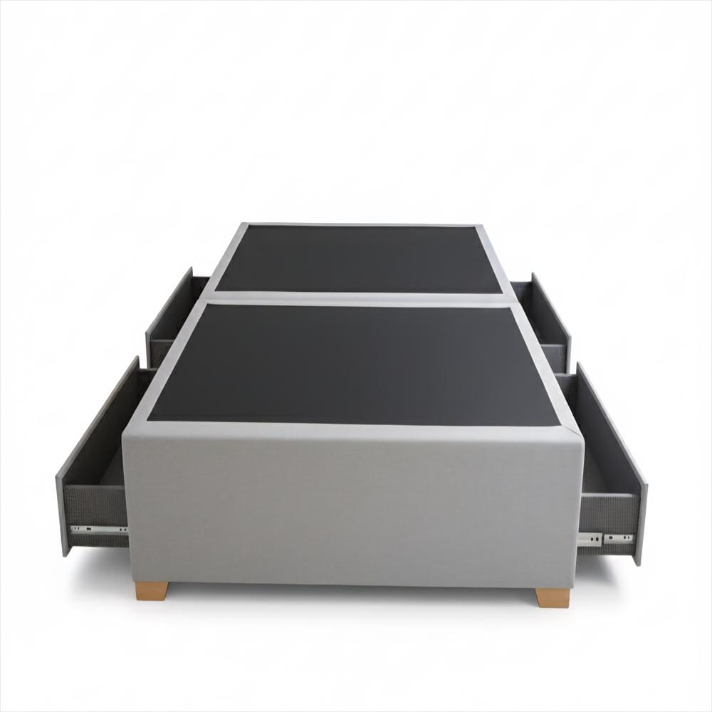 Basecama 4 Cajones 140 Dividida Doble, Gris Claro img #1