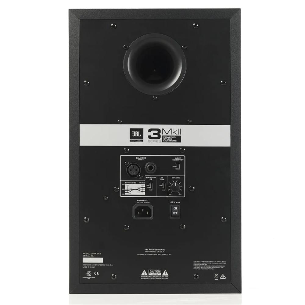 Monitor De Estudio Jbl 308P Mkii Profesional De 8 Pulgadas Negro img #3
