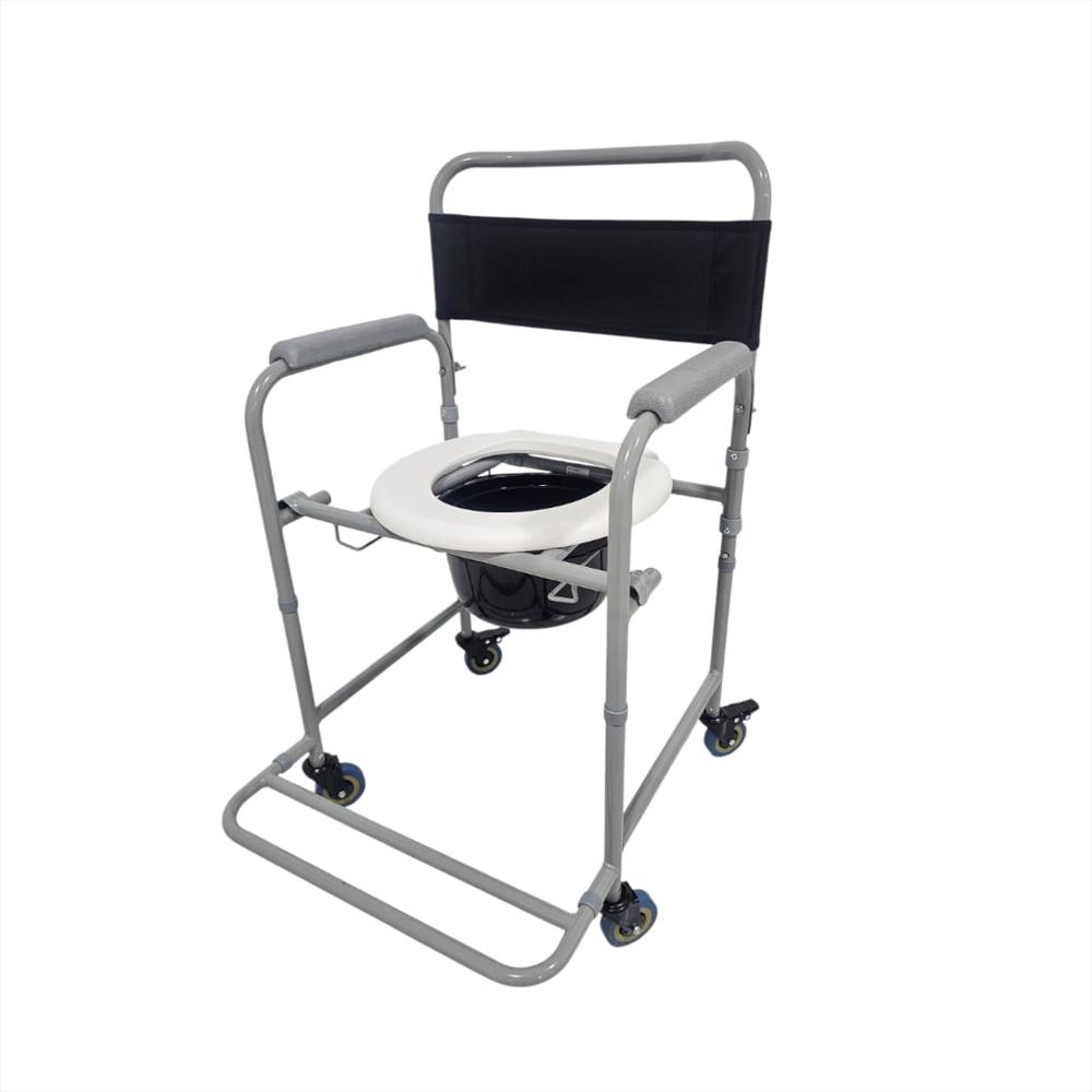 Silla Sanitario Con Ruedas Lowe Capacidad 80 Kg img #2