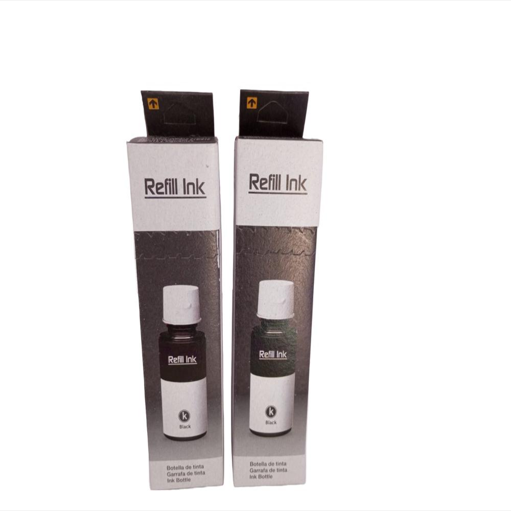 Combo X 2 Tinta Refill Ink Linea Eco Gt 51 53 Negro Para Hp img #2