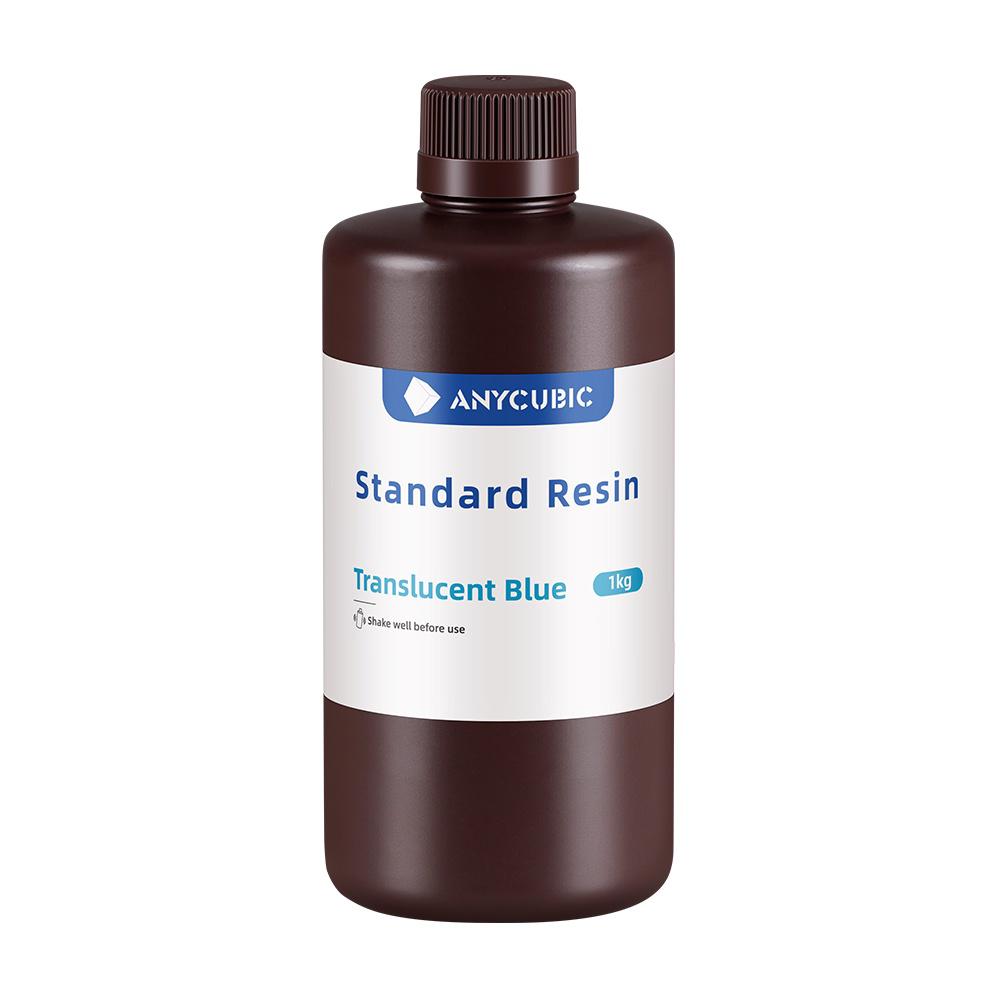 Resina Stándard Anycubic 1Kg Impresoras 3D Azul Translúcido img #1